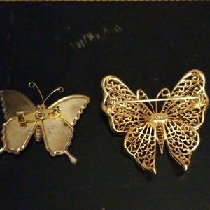 Jewelry - Vintage butterfly brooches Jewelry - Vintage butterfly brooches